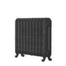 Arroll 597mm x 684mm 2590BTU Black Cast Iron 2 Column Radiator