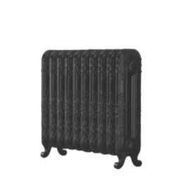 Arroll 597mm x 684mm 2590BTU Black Cast Iron 2 Column Radiator