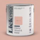 LickPro 2.5Ltr Pink 13 Satin Water-Based Trim Paint