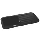 Abode Dune 1 Bowl Granite Composite Kitchen Sink Black Reversible 1000mm x 500mm