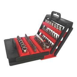 Forge Steel  1/4" Drive Socket & Bit Set 53 Pieces