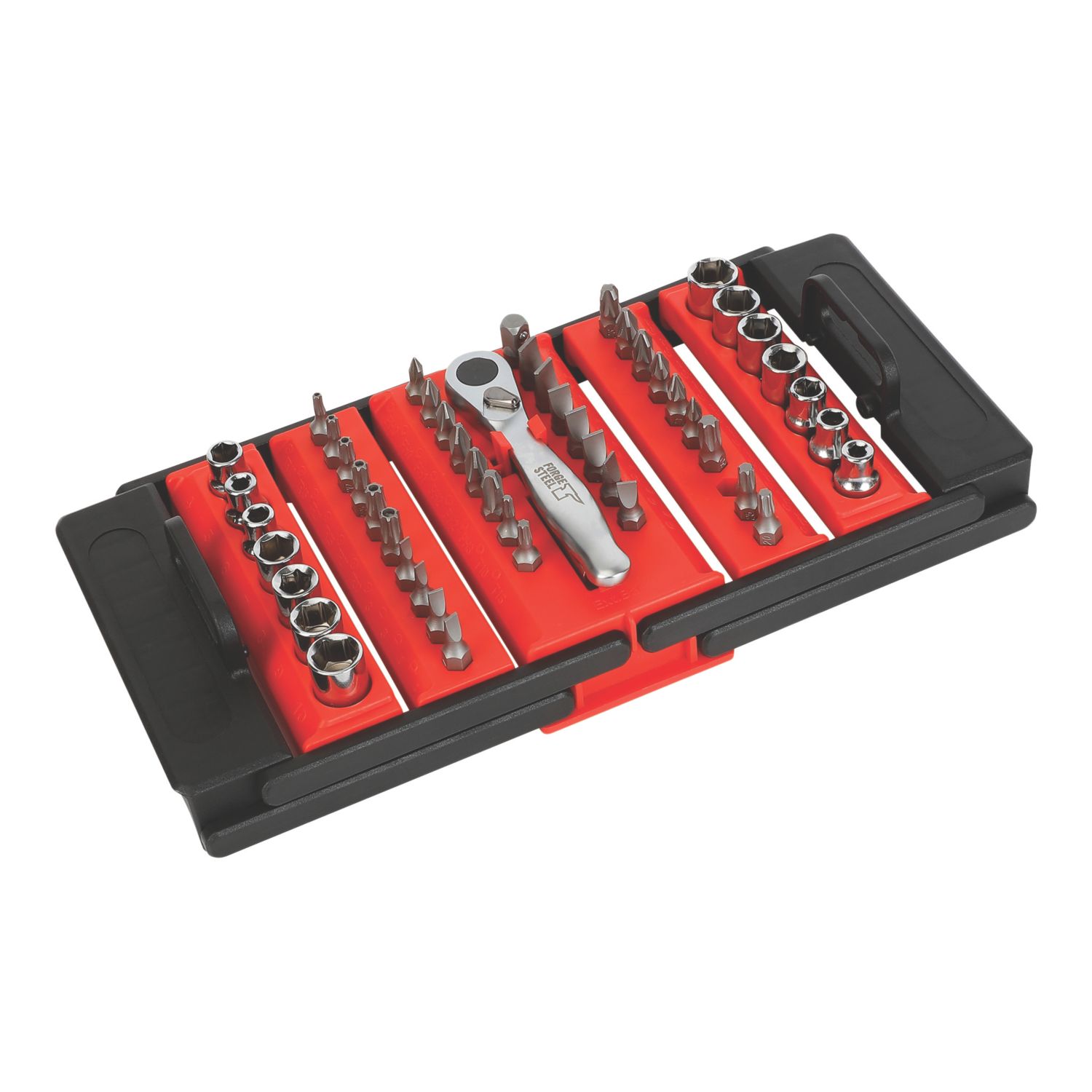 Forge Steel 1/4" Drive Socket & Bit Set 53 Pieces (768RM)