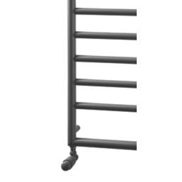 Towelrads 900mm x 500mm 1163BTU Anthracite Flat Designer Towel Radiator