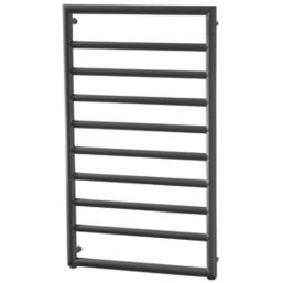 Towelrads 900mm x 500mm 1163BTU Anthracite Flat Designer Towel Radiator