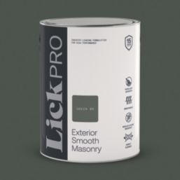 LickPro 5Ltr Smooth Green 06 Masonry Paint