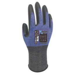 Wonder Grip WG-1875 Dexcut Cut-Resistant Gloves Blue Small