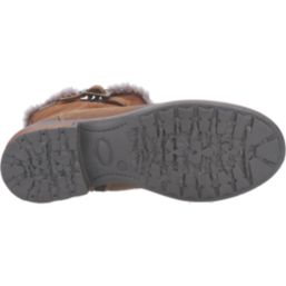 Cotswold Kemerton Size 5 Womens Tan Waterproof Lace & Zip Non Safety Work Boots