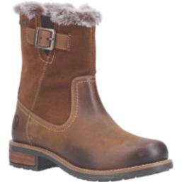 Cotswold Kemerton Size 5 Womens Tan Waterproof Lace & Zip Non Safety Work Boots