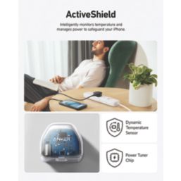 Anker 1-Outlet Type C Plug-In 511 Charger (Nano Pro) PD White 3ft C-I Bundle 3A