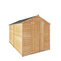 Mercia Value Windowless 6' x 9' 6" (Nominal) Apex Overlap Timber Shed