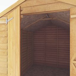 Mercia Value Windowless 6' x 9' 6" (Nominal) Apex Overlap Timber Shed