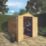 Mercia Value Windowless 6' x 9' 6" (Nominal) Apex Overlap Timber Shed