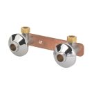 Contemporary Bar Valve Fixing Kit Chrome