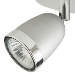 Essentials Apheliotes Round 3-Light Spotlight Silver