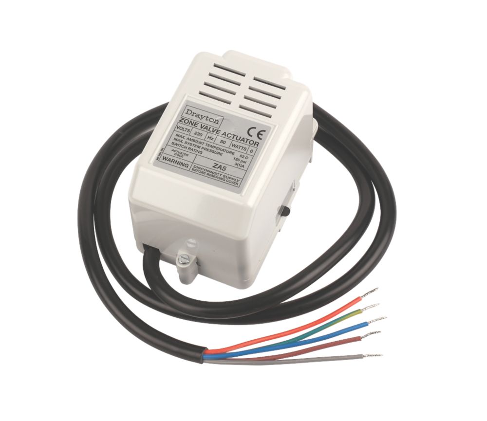 Drayton 27650SX 2 u0026 3 Port Zone Replacement Valve Actuator - Screwfix