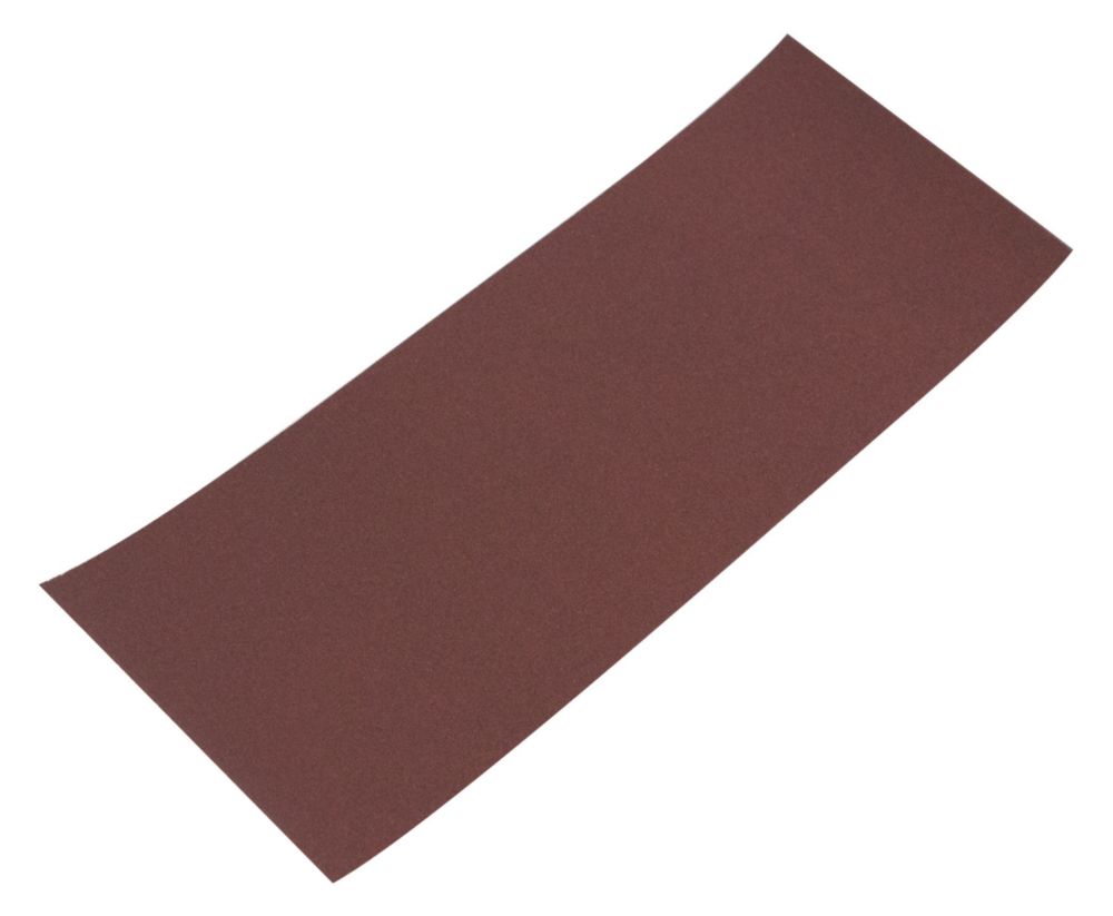 Flexovit 120 Grit 1/3 Sanding Sheets 230mm x 93mm 10 Pack Screwfix