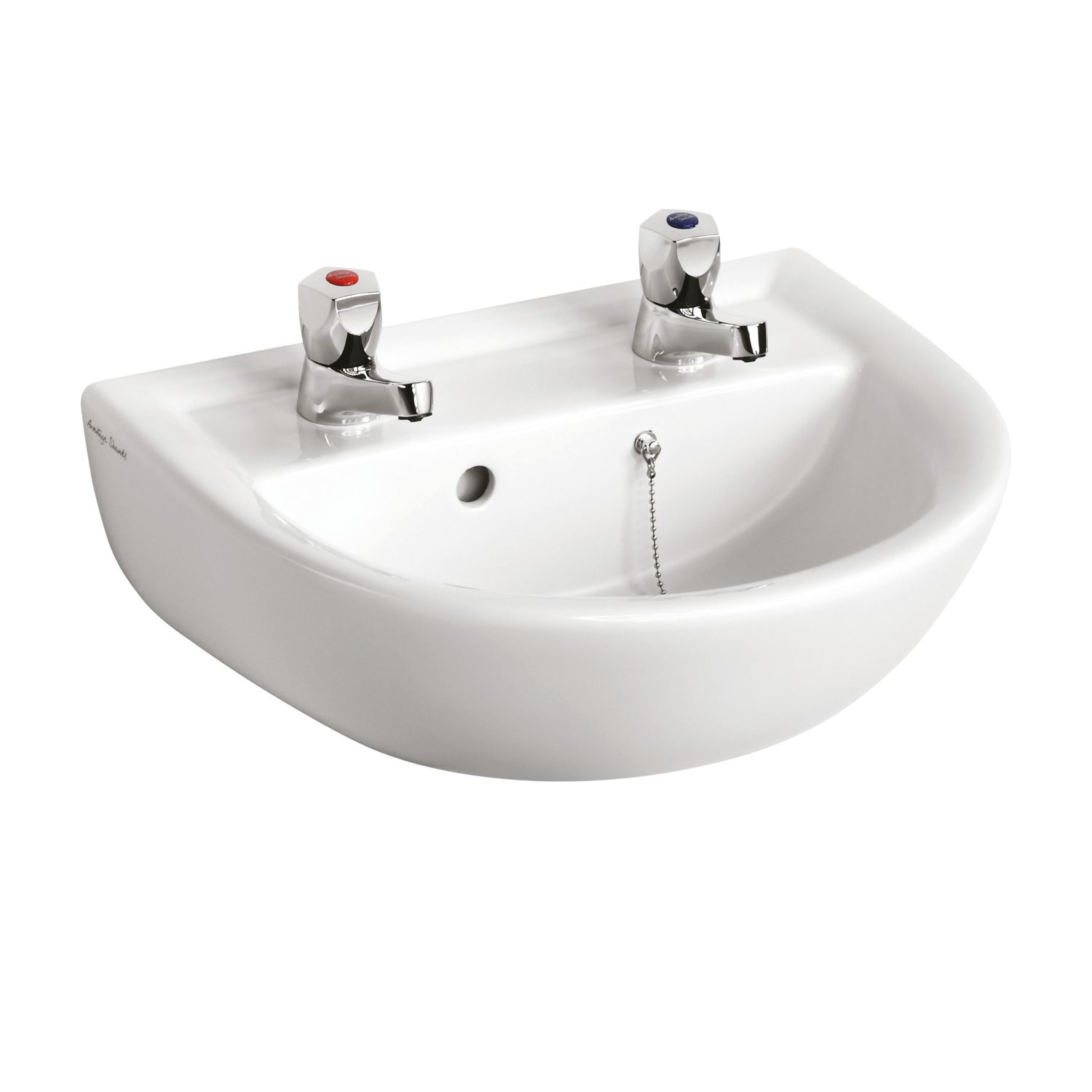 Armitage Shanks Sandringham 21 Basin 2 Tap Holes 450mm (7696J)