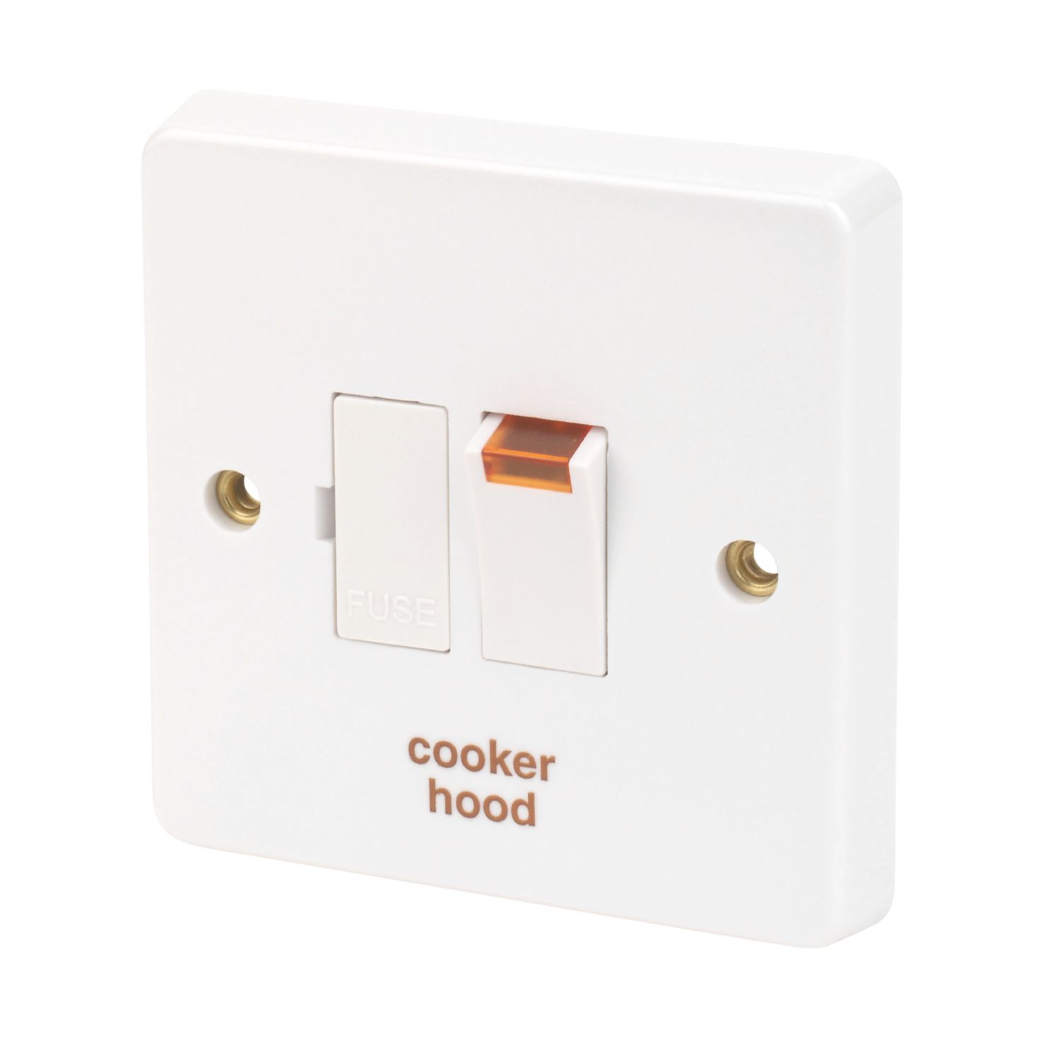 Crabtree Capital 13A Switched Cooker Hood Fused Spur with Neon White (7699J)