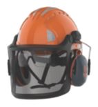 3M PELTOR G5V5CH51 G500 gezichtsbescherming en gehoorbescherming combinatie, oranje, 36