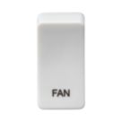 Knightsbridge 'FAN' Switch Cover White