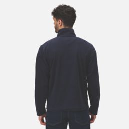 Regatta Micro Zip-Neck Fleece Dark Navy 4X Large 53" Chest