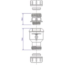 McAlpine  In-Line Vertical Non-Return Valve