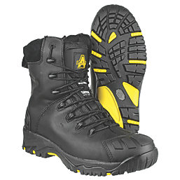 Amblers FS999 Hi Leg Composite Metal Free   Safety Boots Black Size 3