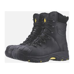 Amblers FS999 Hi Leg Composite Metal Free   Safety Boots Black Size 3