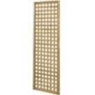Forest Premium Framed Softwood Rectangular Garden Trellis 2' x 6' 6 Pack