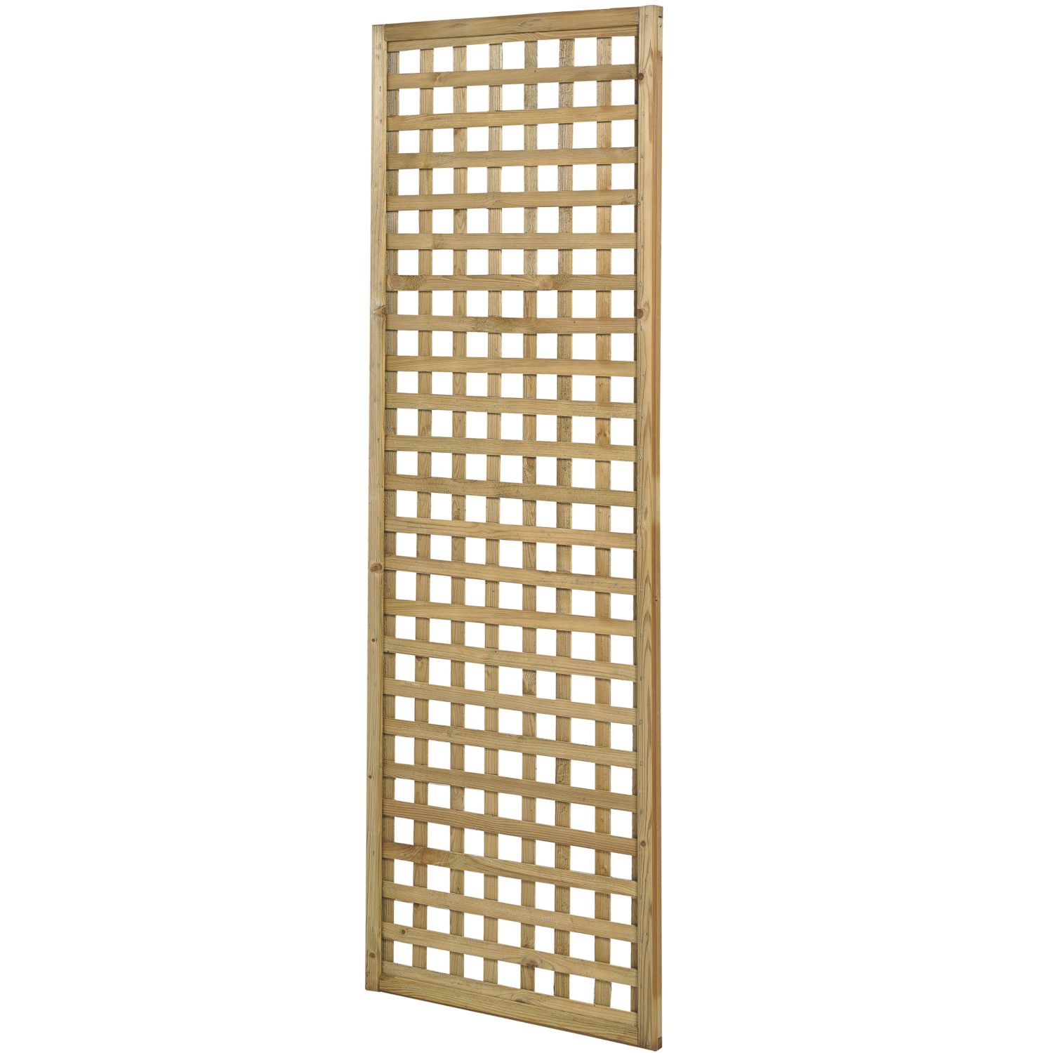 Forest Premium Framed Softwood Rectangular Garden Trellis 2' x 6' 6 Pack (769KP)
