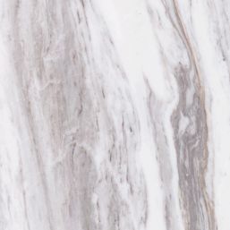 Splashwall Marmo Linea Vanity Splashback Matt White 250mm x 800mm x 4mm