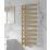 Reina 780mm x 500mm 775BTU Brass Flat Designer Towel Radiator