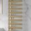 Reina 780mm x 500mm 775BTU Brass Flat Designer Towel Radiator