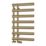 Reina 780mm x 500mm 775BTU Brass Flat Designer Towel Radiator
