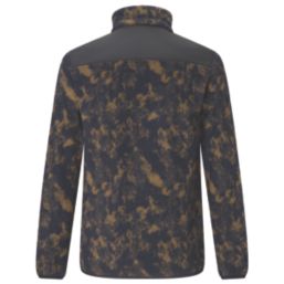 Regatta Morran Full Zip Fleece Textured Print/Black  Small 37-38" Chest