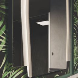 Sensio Gatsby Rectangular Illuminated Art Deco Bathroom Mirror With 1842lm LED Light 900mm x 600mm