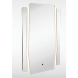 Sensio Gatsby Rectangular Illuminated Art Deco Bathroom Mirror With 1842lm LED Light 900mm x 600mm