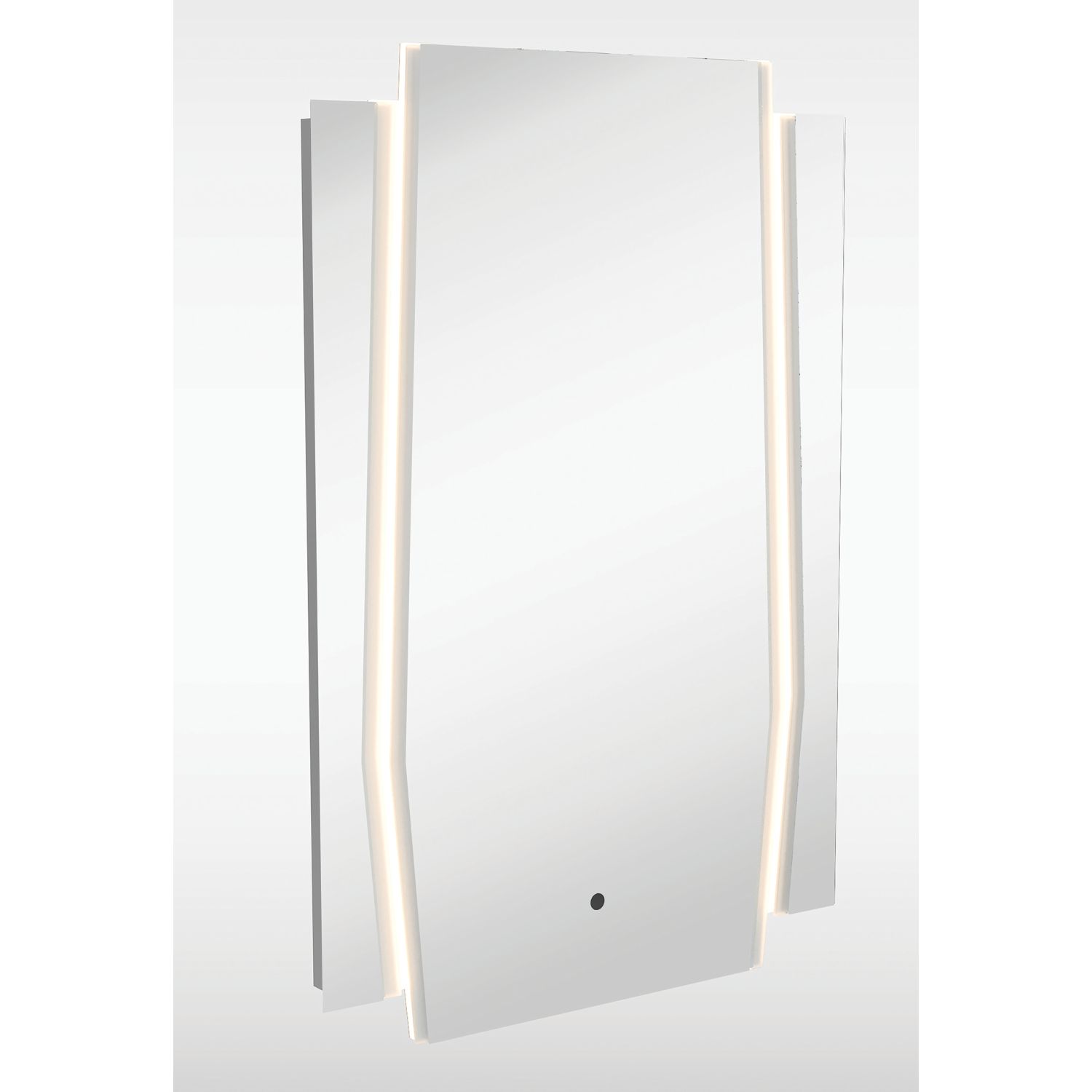 Sensio Gatsby Rectangular Illuminated Art Deco Bathroom Mirror With 1842lm LED Light 900mm x 600mm (769PE)