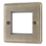LAP  2-Module Modular Faceplate Antique Brass