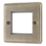 LAP  2-Module Modular Faceplate Antique Brass