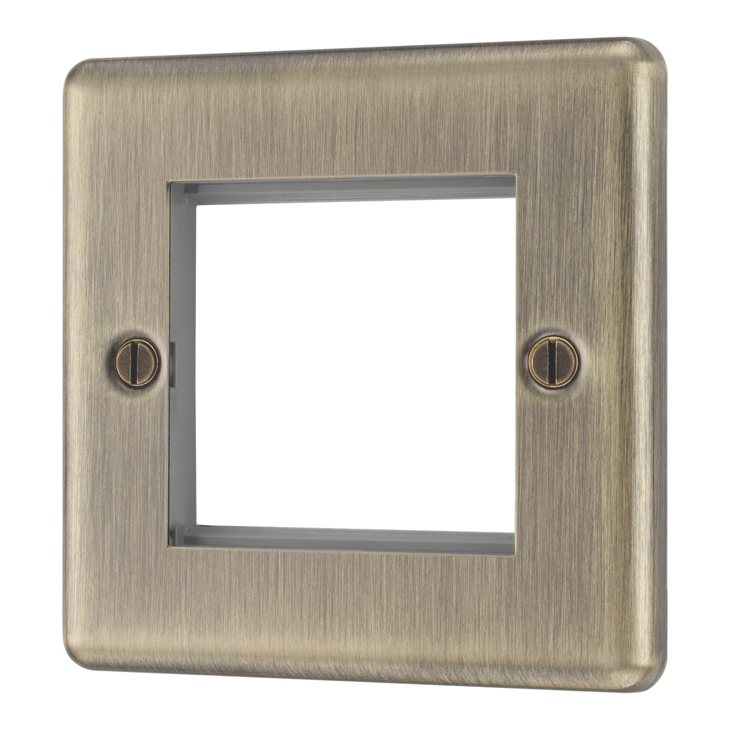LAP 2-Module Modular Faceplate Antique Brass (769PN)