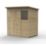 Forest Beckwood 6' x 4' (Nominal) Pent Shiplap Timber Shed with Base