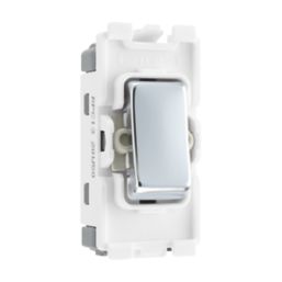 British General Nexus Grid 20A Grid Intermediate Switch Polished Chrome