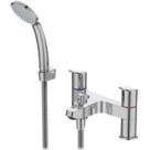 Ideal Standard Ceraflex Chrome 143mm Deck Mounted Dual Control Manual Shower Mixer Tap