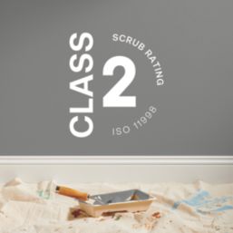 LickPro  5Ltr Grey RAL 7037 Vinyl Matt Emulsion  Paint