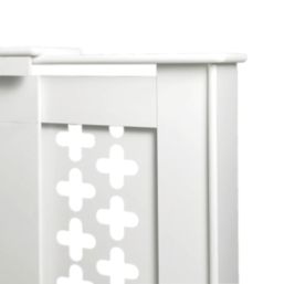 Victorian Radiator Cover White  970-1420mm x 235mm x 936mm