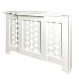 Victorian Radiator Cover White  970-1420mm x 235mm x 936mm
