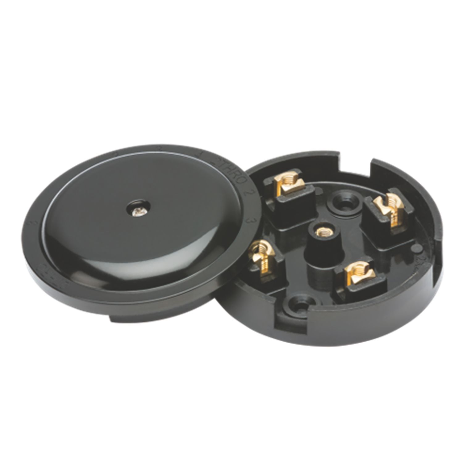 Knightsbridge 20A 4-Terminal Junction Box Black (769YA)