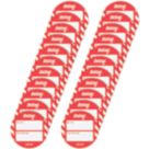 Scafftag  Unitag Inserts (Red) 20 Pack