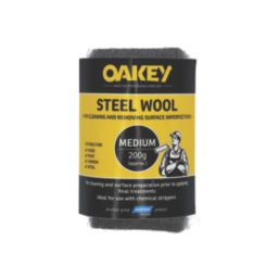 Oakey Multi-Material Grade 1 Medium Steel Wool 200g